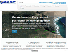 Tablet Screenshot of geocobet.com